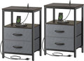 Huuger Nightstands Set of 2, End Tables by Huuger