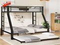 Upgraded & Stronger Heavy Duty Metal Twin XL Over Queen Bunk Bed by Unknown