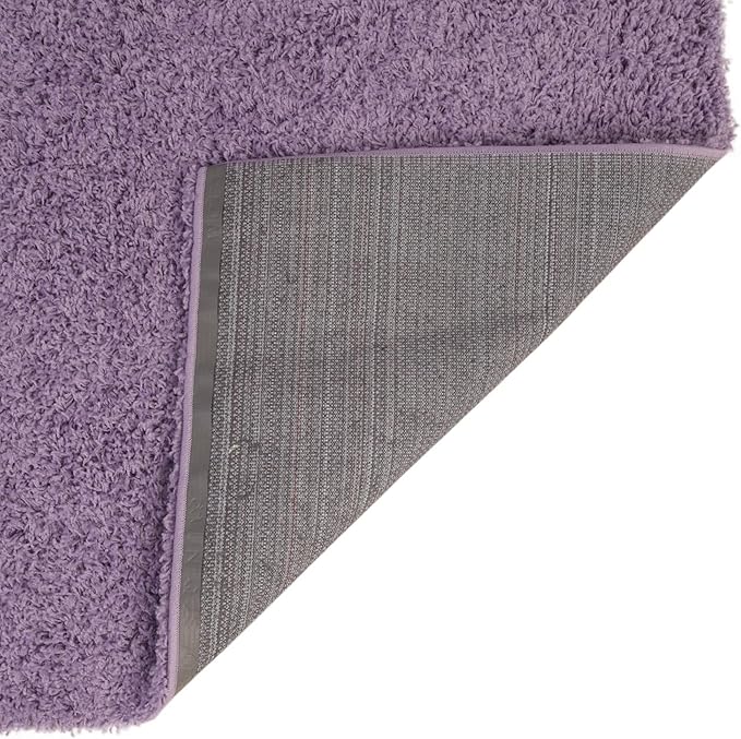 Unique Loom Solid Shag Collection Area Rug - Image 4