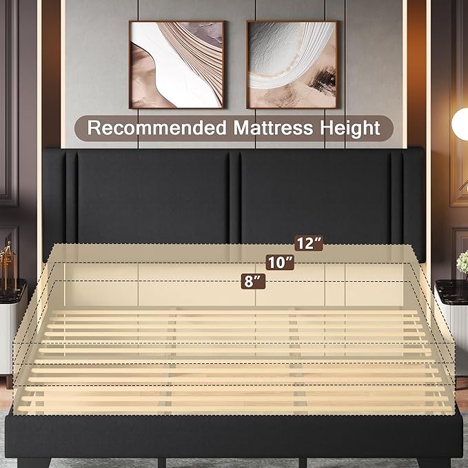 Upholstered King Size Bed Frame - Image 7