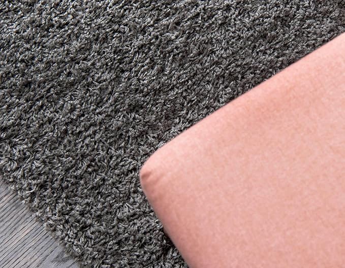 Unique Loom Solid Shag Collection Area Rug - Image 6
