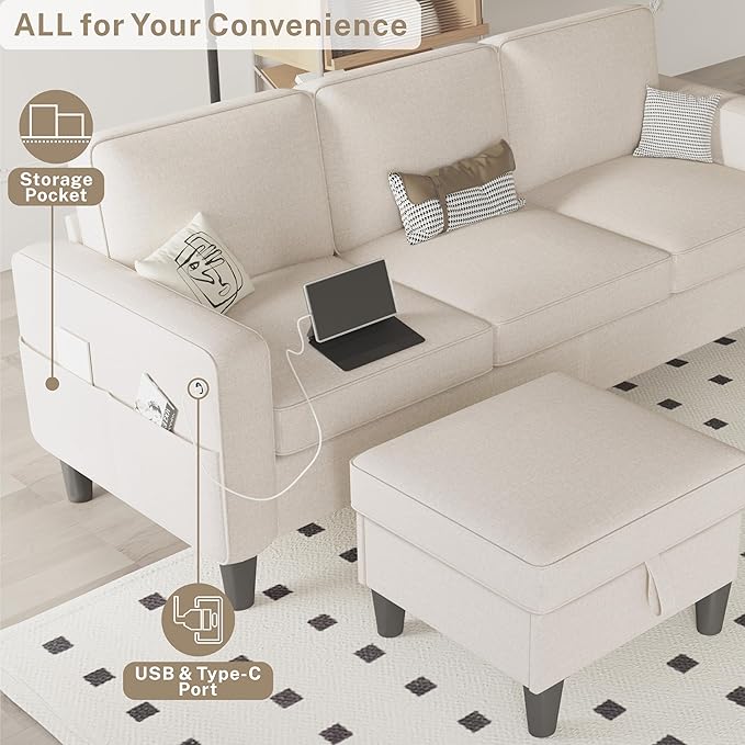 ZeeFu Sectional and Sofa Couches - Image 5