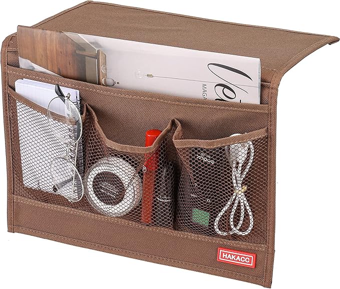 HAKACC Bedside Storage Organizer, Remote Control Holder, Bed Pockets Bedside by HAKACC