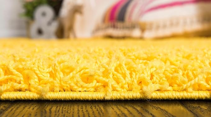 Unique Loom Solid Shag Collection Area Rug - Image 7