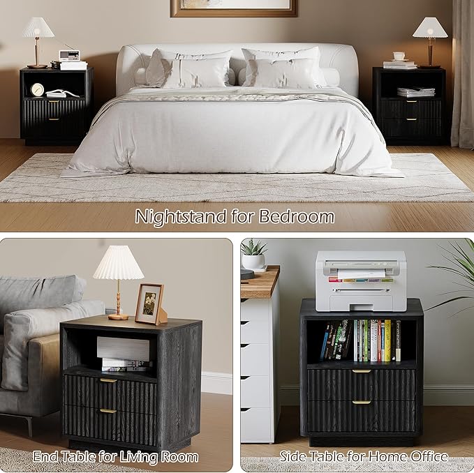Fluted Nightstands Set of 2 - Image 7