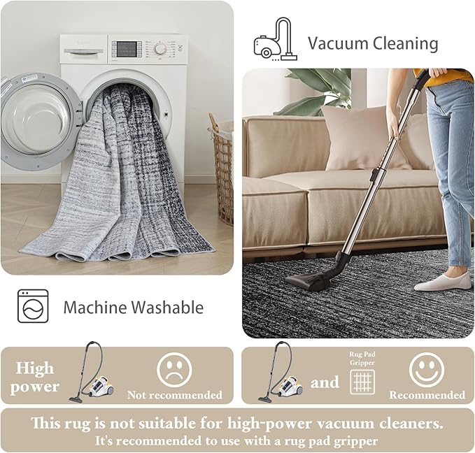 Area Rugs 8x10, Machine Washable Rugs - Image 4
