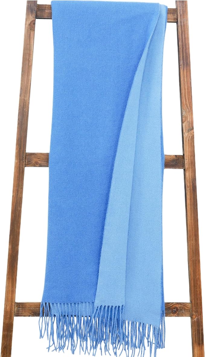 Alashan 95% Merino 5% Cashmere Double Face Classic Throw - Image 2