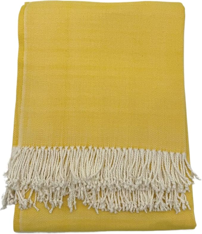 Alashan Cotton Acrylic Adirondack Herringbone Woven Throw - Image 2
