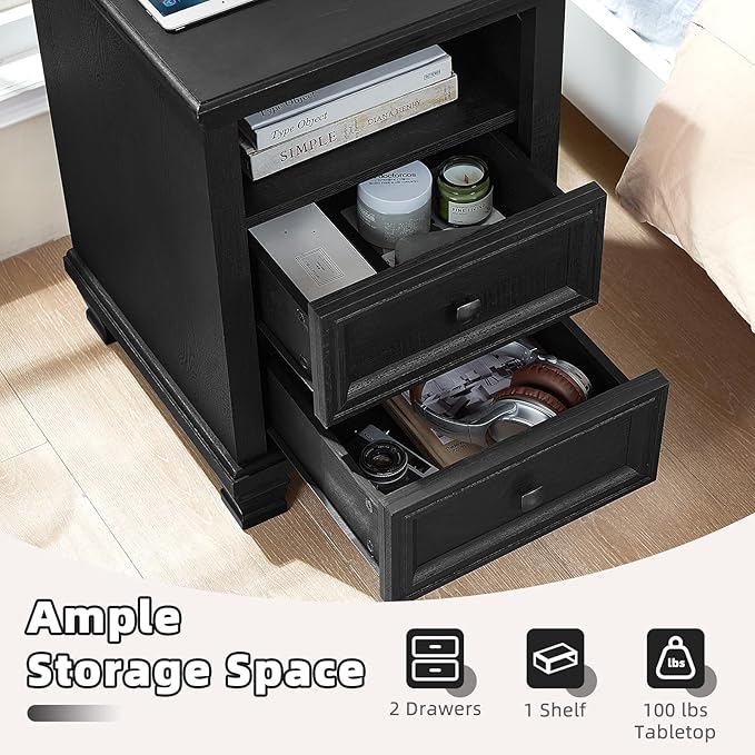 SAVOR LIFE Farmhouse Side Table - Image 4