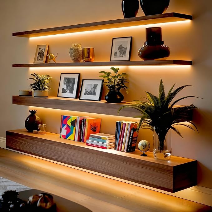 COB LED Strip Light with Remote, 3000K Dimmable, Warm White LED Lights - Image 4