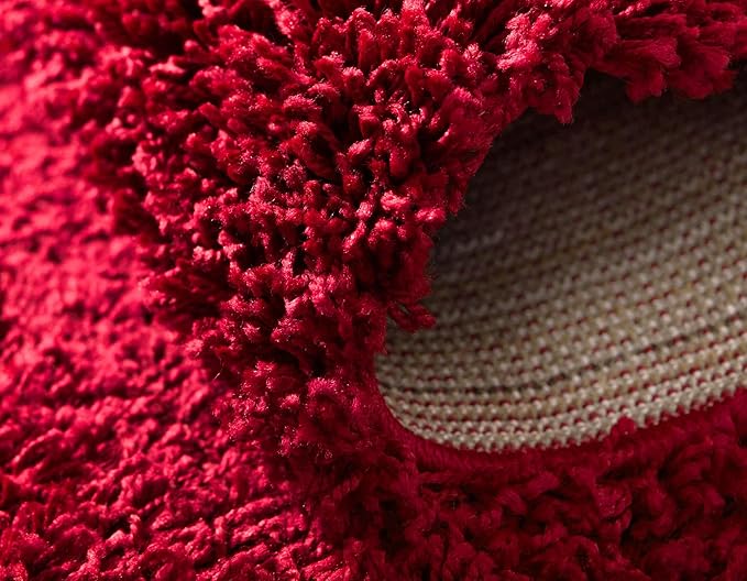 Unique Loom Solid Shag Collection Area Rug - Image 6