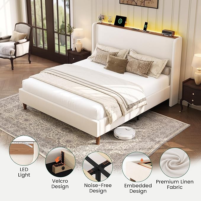 LARMACE King Size Bed Frame - Image 7