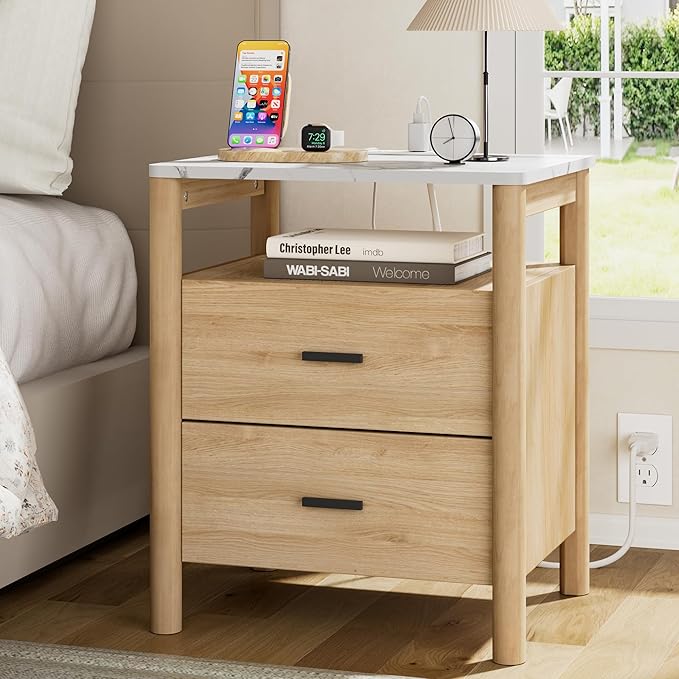 FavourLife Night Stand, Modern Large Nightstand by FavourLife
