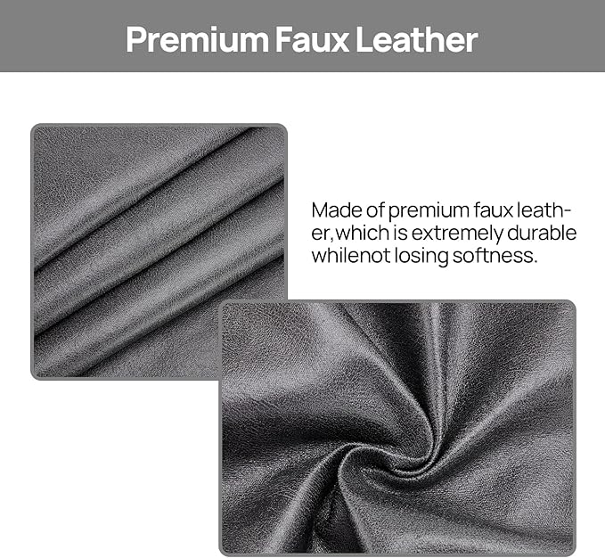 Teniux Remote Control Holder Faux Leather Armrest Organizer - Image 3