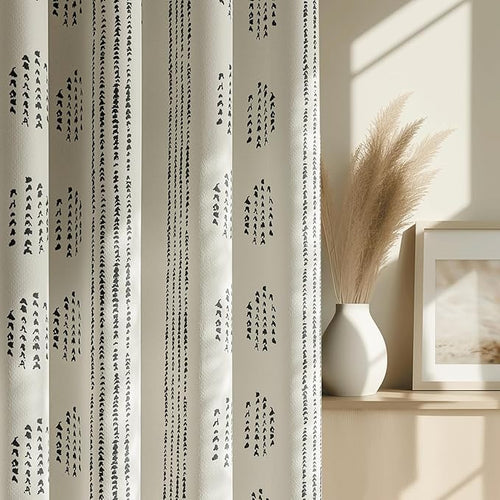 100% Boho Blackout Curtains 72 Inches Long by ugoutry