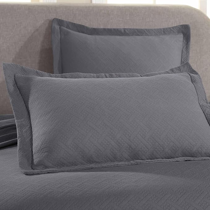 Superior 100% Cotton Basket Weave Bedspread - Image 4