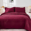 MarCielo 3-Piece 100% Cotton Oversized Bedspread Lightweight Quilt Coverlet by MarCielo