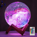 BRIGHTWORLD Moon Lamp Galaxy Lamp 5.9 inch 16 Colors LED 3D Moon Light by BRIGHTWORLD