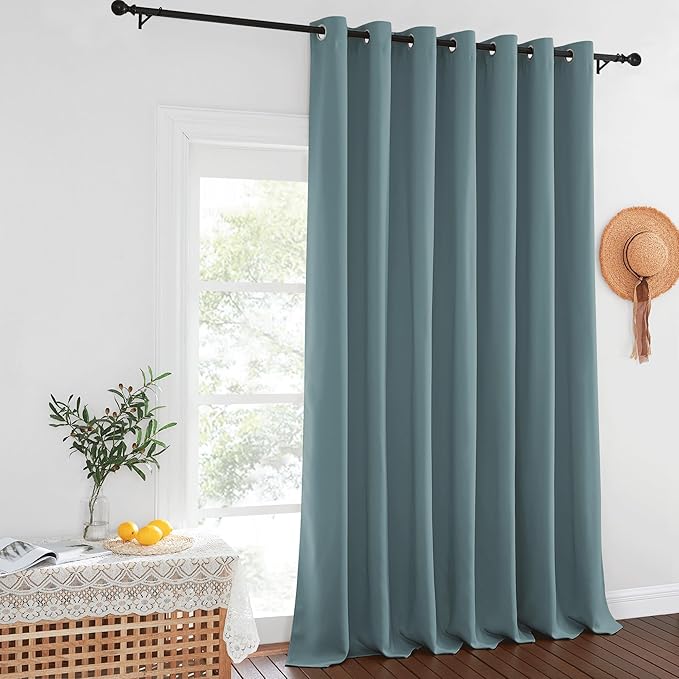 NICETOWN Greyish Blue Blackout Curtains - Image 8