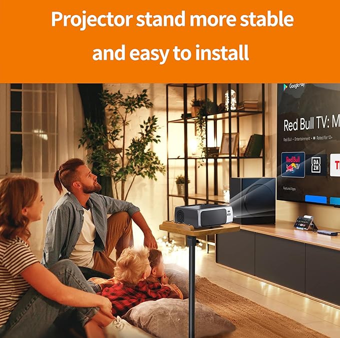 NAMON Rolling Floor Book Stand for Reading, 100% Solid Wood, Height Adjustable - Image 6