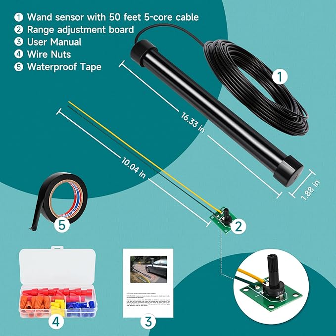 2026 Upgraded Vehicle Exit Sensor, Automatic Gate Opener Car Detector - Image 3
