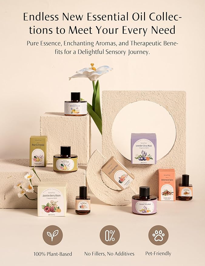 SF101 Pro Plug In Air Freshener, Waterless Essential Oil Diffuser, Non-Toxic - Image 5
