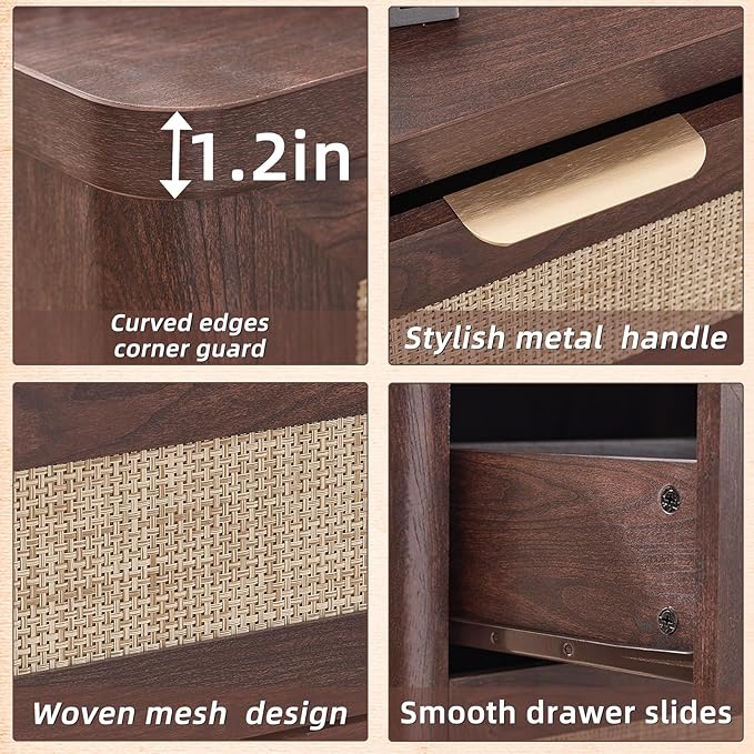 LEYAOYAO Rattan Nightstand - Image 5