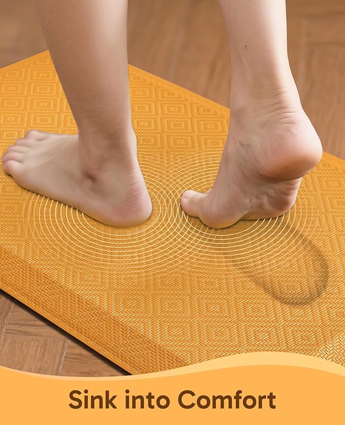 Ophanie Kitchen Mats for Floor, 3/4 Inch Thick Kitchen Rugs, Waterproof - Image 2