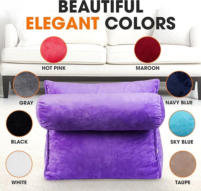 Cheer Collection Reading Wedge Pillow - Image 6