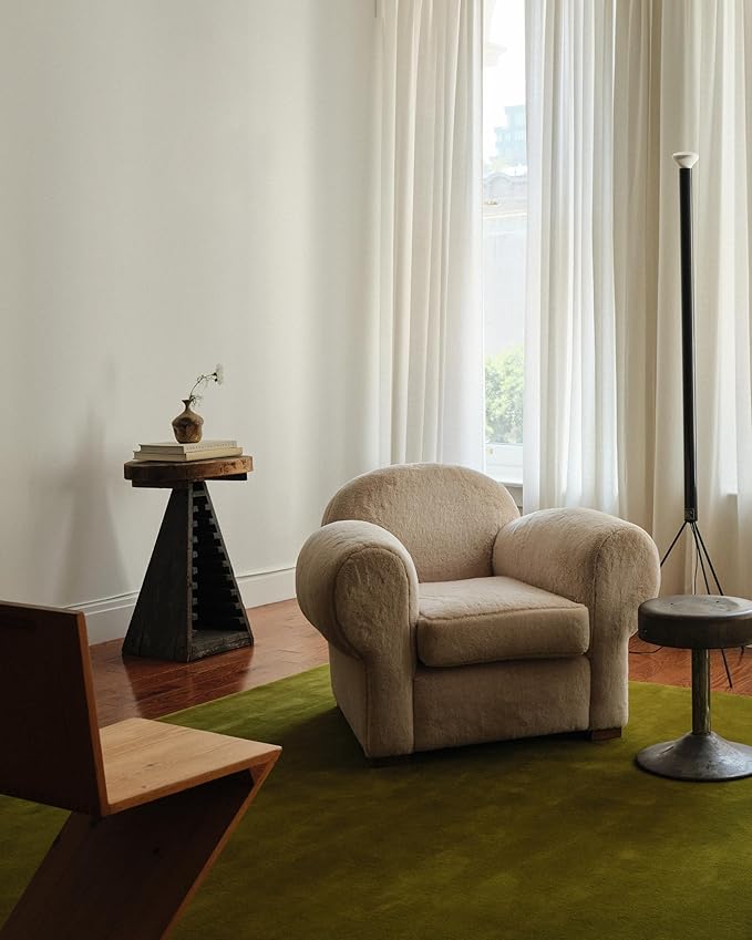 Hand-Tufted Wool Round Area Rug – Soft Premium Wool Carpet - Image 4