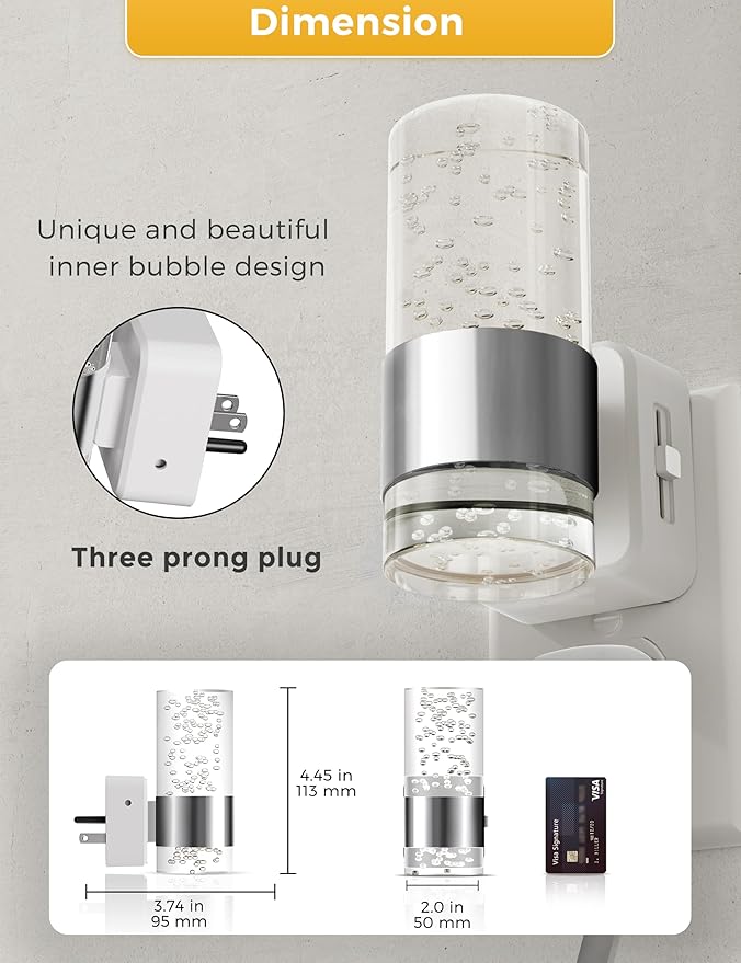 L LOHAS LED Night Light, Plug in Night Light - Image 6