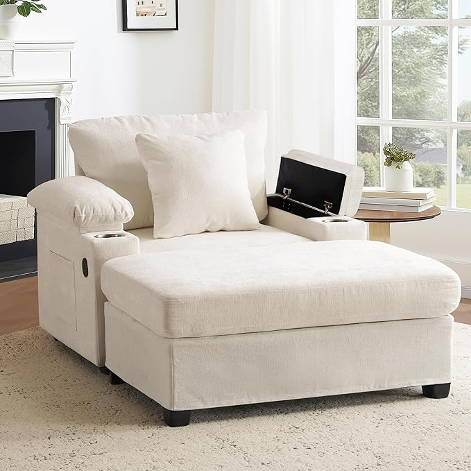 SUNWAVE 58" Chaise Lounge Chair by SUNWAVEHOME