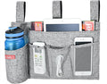 Linen Bedside Caddy, Bedside Storage Organizer by ZAFIT