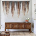 IOWER Macrame Wall Hanging Brown Dip-Dyed Large Macrame Wall Decor by IOWRE