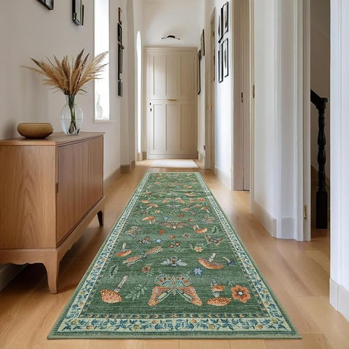 2.5x10 Runner Rug for Hallway Washable Kitchen Rugs Non Slip by ROYHOME