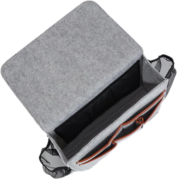Bedside Caddy, Large Size Bedside Storage Organizer Bedside Organizer Caddy - Image 4