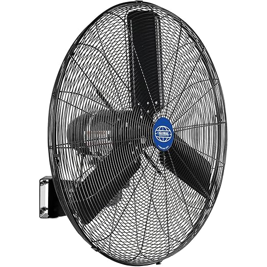 Global Industrial 30" Outdoor-Rated Oscillating Wall-Mount Fan, 2 Speed by GlobalIndustrial