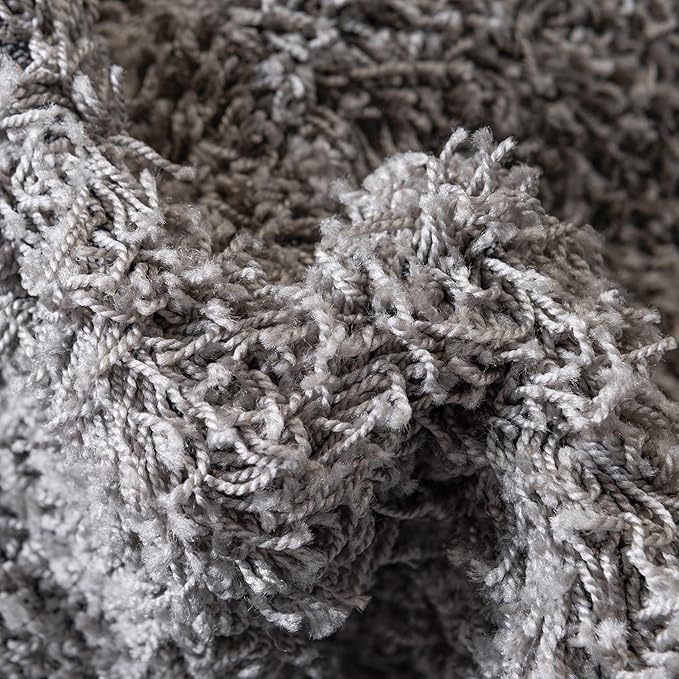 Unique Loom Solid Shag Collection Area Rug - Image 7