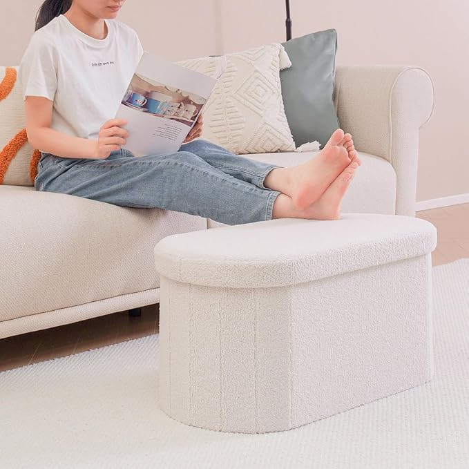 B FSOBEIIALEO Ottoman with Storage - Image 7