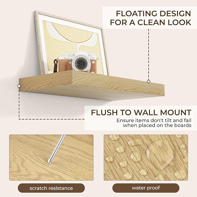 RICHFOCUS 16Inch Floating Shelves - Image 6