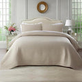 KASENTEX King XL Quilt Set 108"x98" – Soft Washed 3-Layer Lightweight Bedspread by KASENTEX