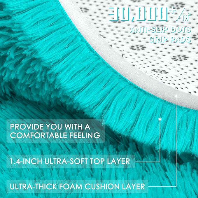 OLANLY 2x4 Machine Washable Runner Rugs - Image 3