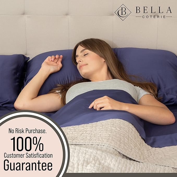 Bella Coterie Luxury Bamboo Viscose Twin Size Sheet Set | 100% Organically - Image 5