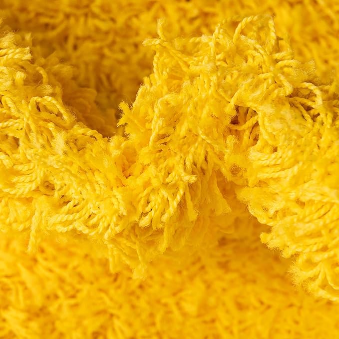 Unique Loom Solid Shag Collection Area Rug - Image 5
