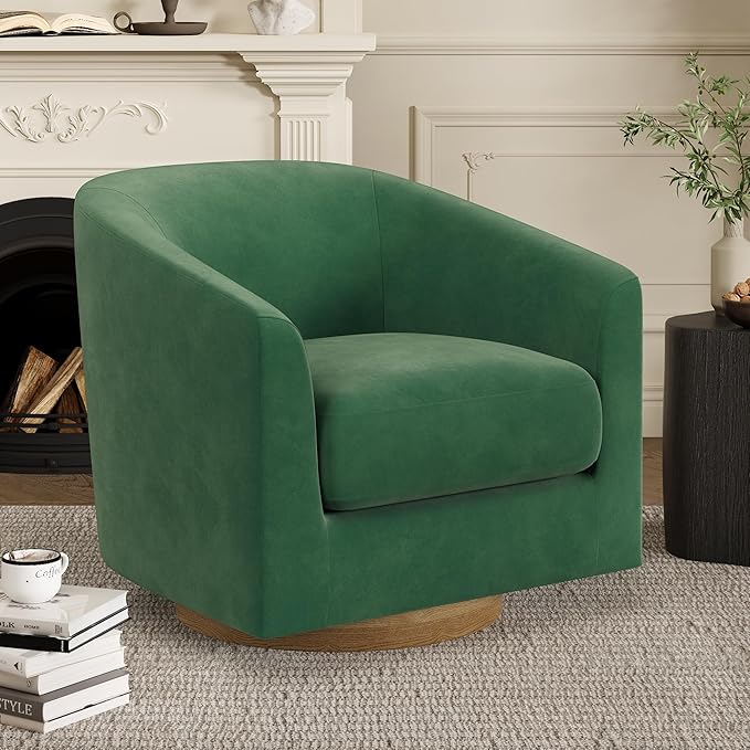 Swivel Barrel Accent Chair by ErdoruLiving