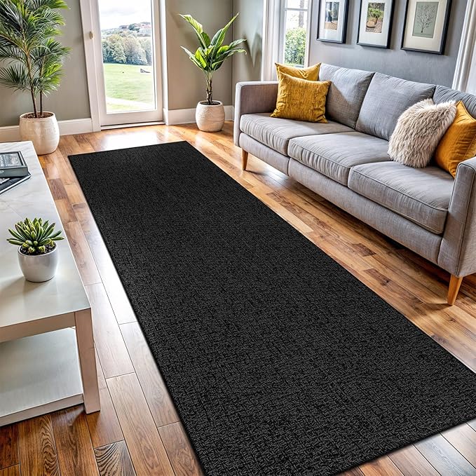 Easy Jute Runner Rug 2x7 Indoor Outdoor Natural Rugs Solid Fiber Rug Woven Area - Image 3
