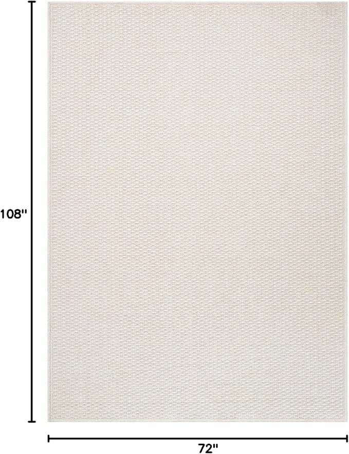 Easy Jute Rug 6x9 Indoor Outdoor Natural Rugs Solid Fiber Rug Woven Area Rug - Image 2