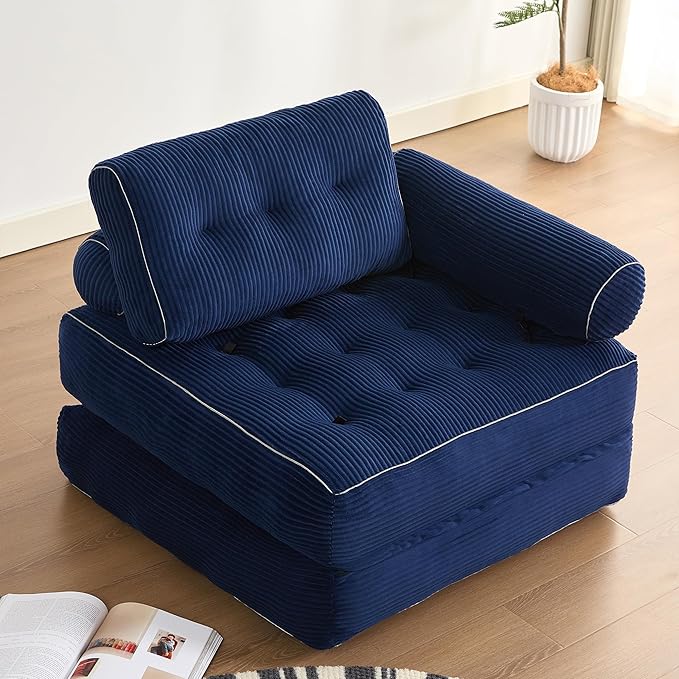 Plus Futon Sofa Bed for Small Spaces, Floor Couch by AFUSON