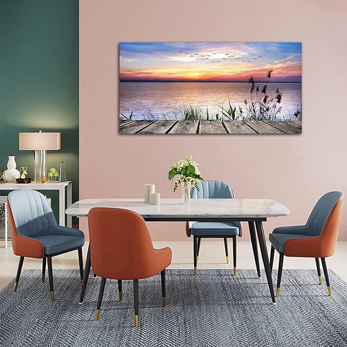 Yearainn Sunset Lake Wall Art - Image 6