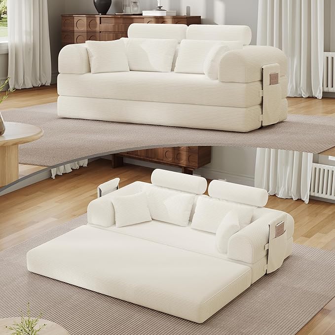 Upgrade High Backrest Design Sofa Bed by QQR